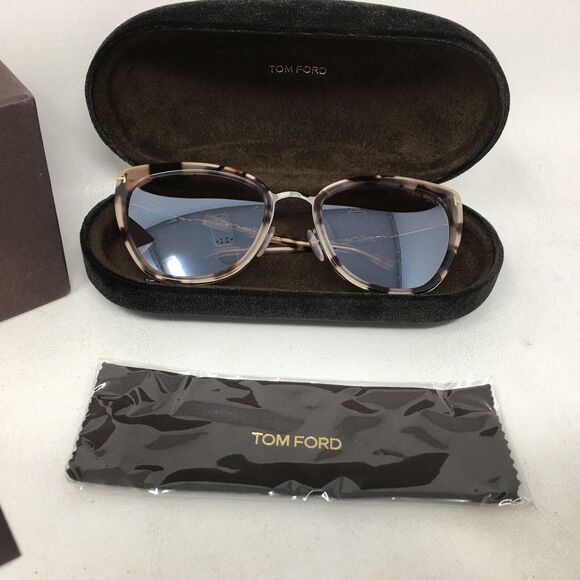 Women\'s Tom Ford Simona TF717 55G 57-20-140 *2 Sunglasses, Dark Havana Silver main image 5